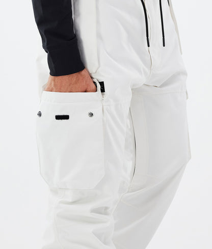 Snowboard Pants Men Old White