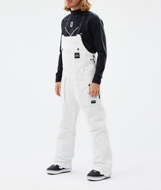 Snowboard Pants Men Old White