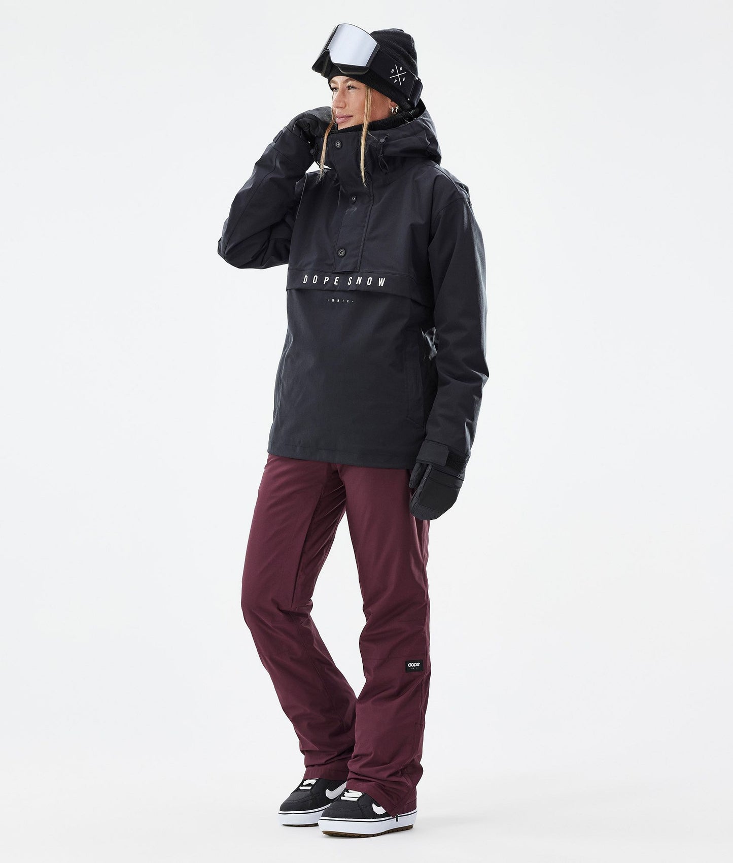 Snowboard Pants Women Burgundy