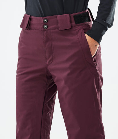 Snowboard Pants Women Burgundy