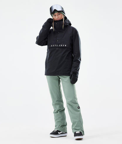 Snowboard Pants Women Faded Green