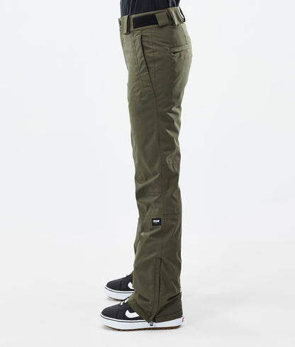 Snowboard Pants Women Olive Green