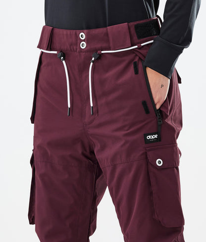 Snowboard Pants Women Burgundy