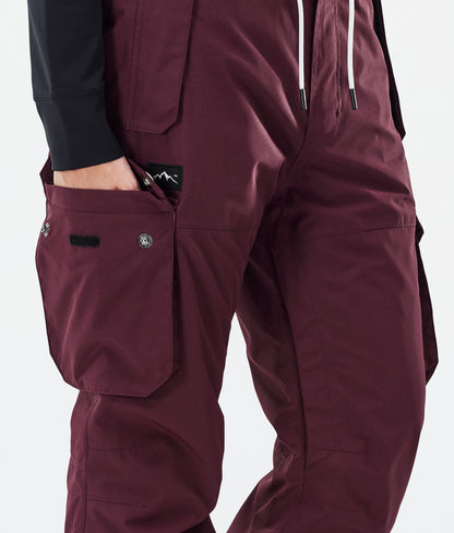 Snowboard Pants Women Burgundy