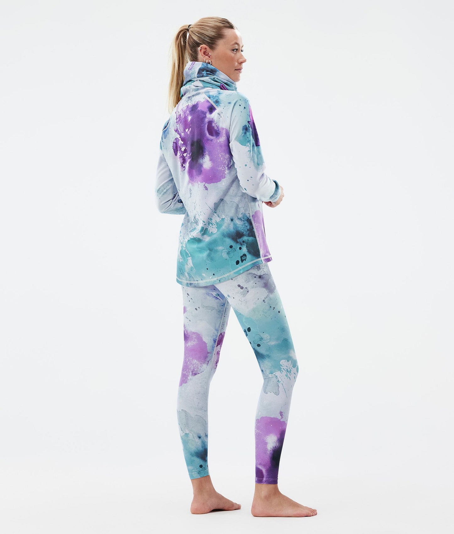 Base Layer Top Women 2X-Up Spray Green Grape