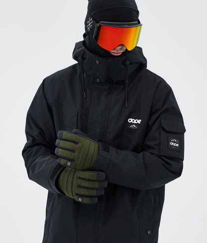 Ski Gloves Olive Green