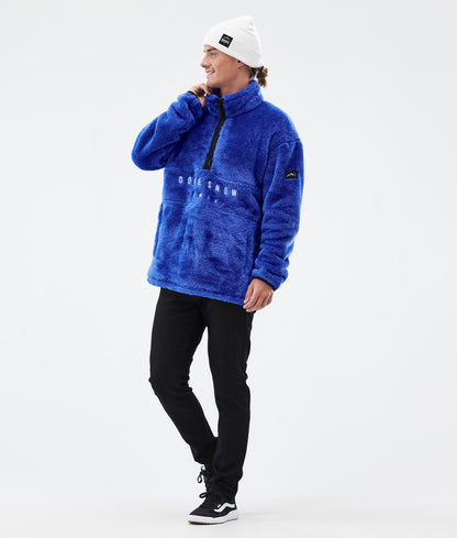 Fleece Sweater Men Cobalt Blue