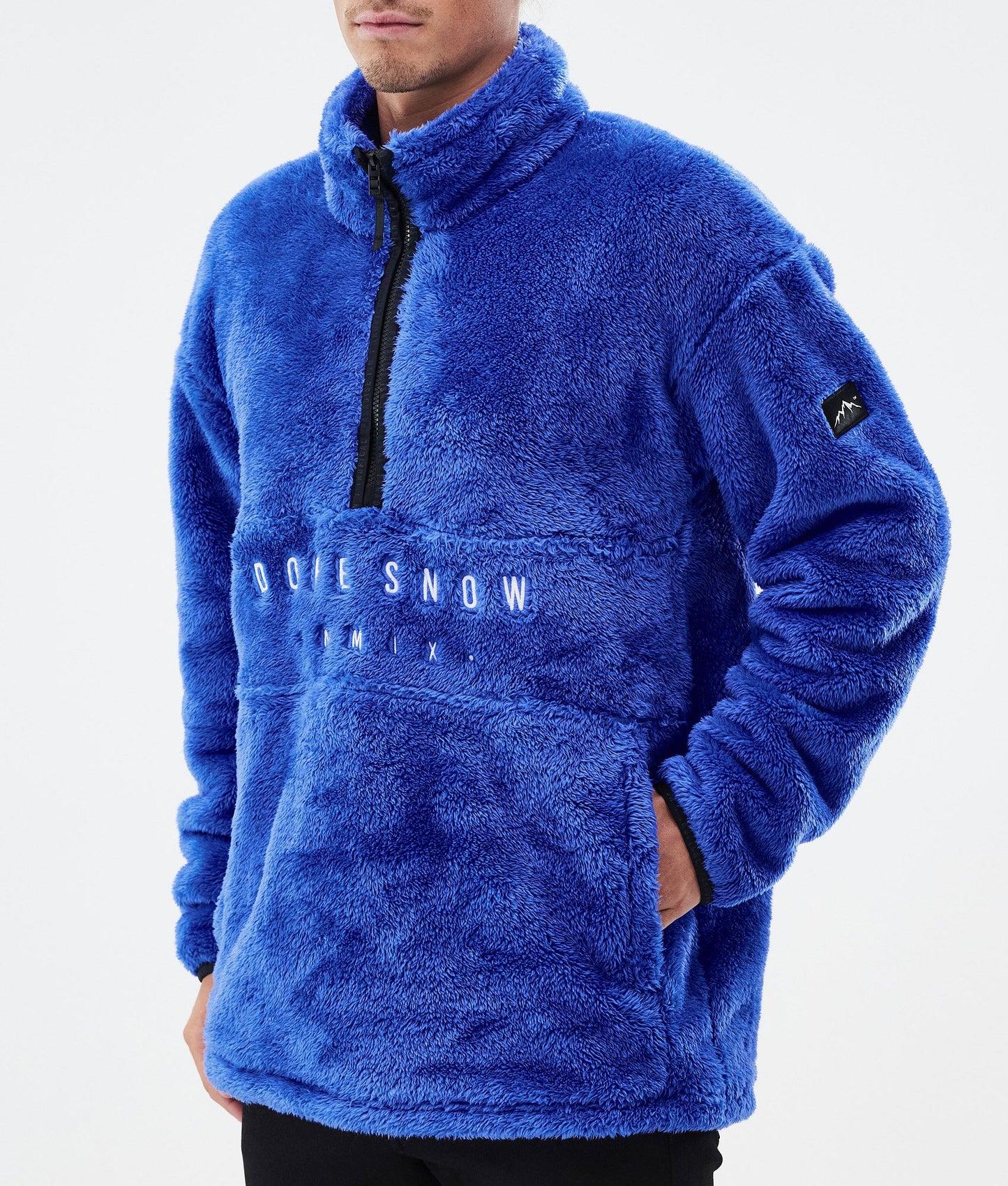 Fleece Sweater Men Cobalt Blue