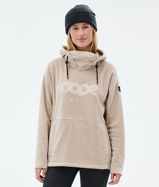 Fleece Hoodie Women Sand