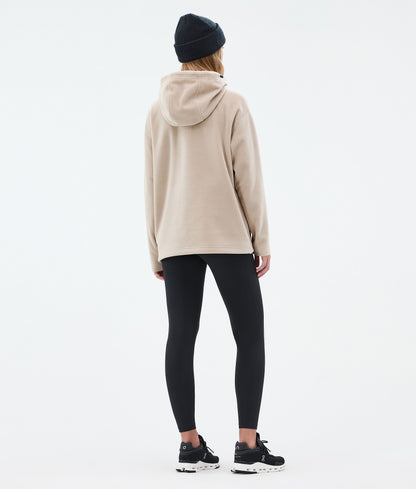 Fleece Hoodie Women Sand