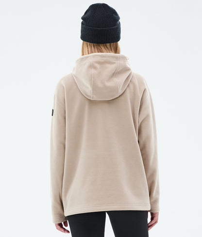 Fleece Hoodie Women Sand