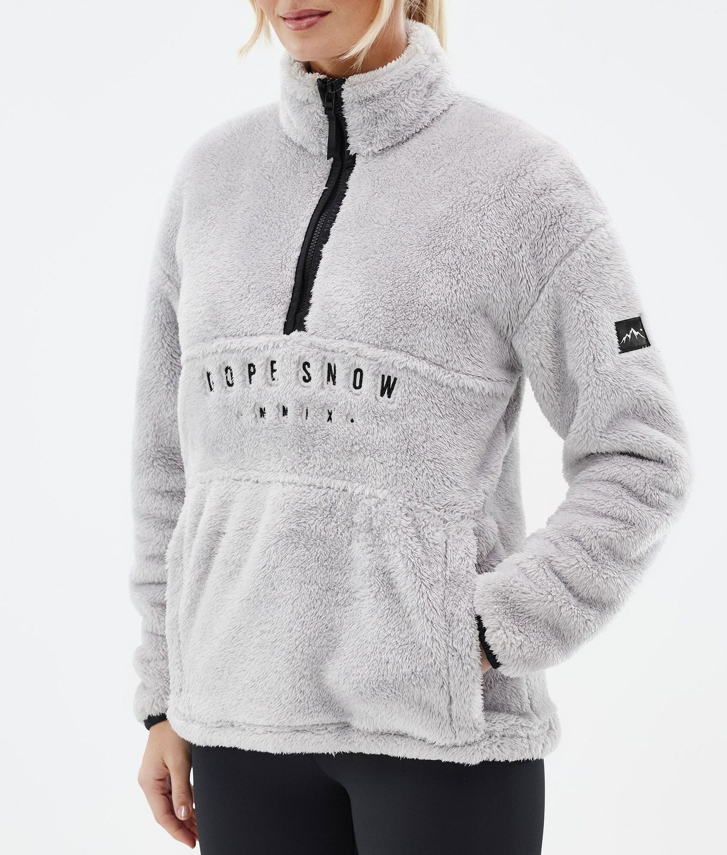 Fleece Sweater Women Light Grey