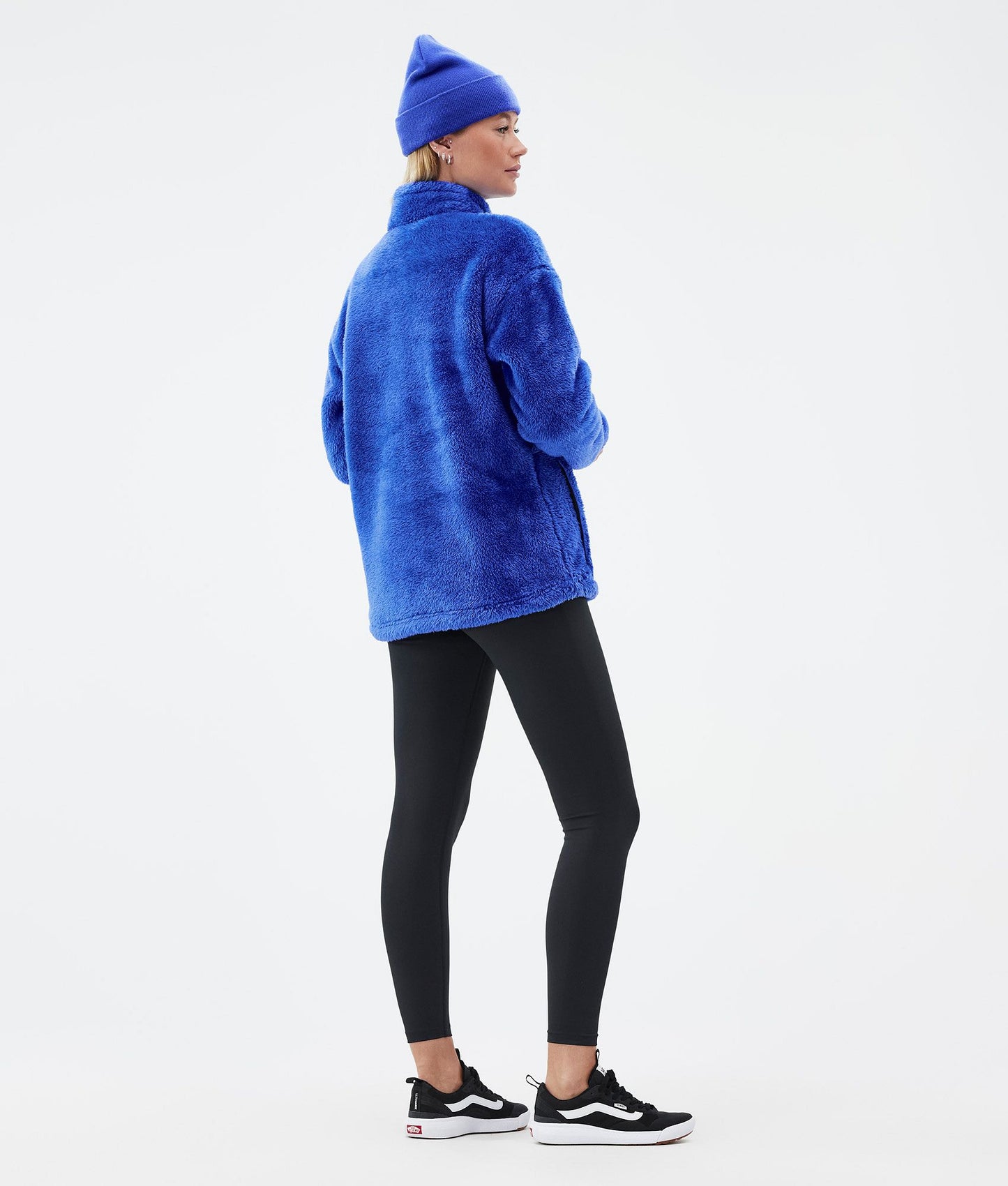 Fleece Sweater Women Cobalt Blue