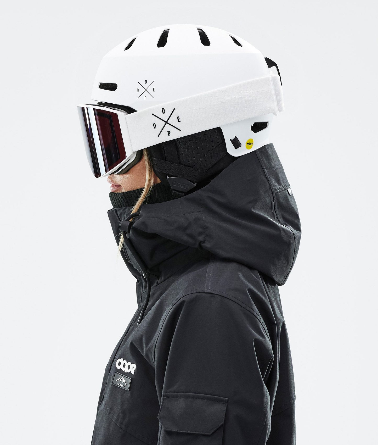 Ski Helmet X-Up Matte White w/ Black