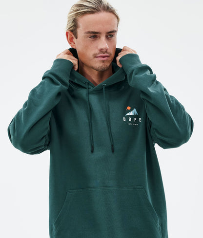 Hoodie Men Ice Bottle Green