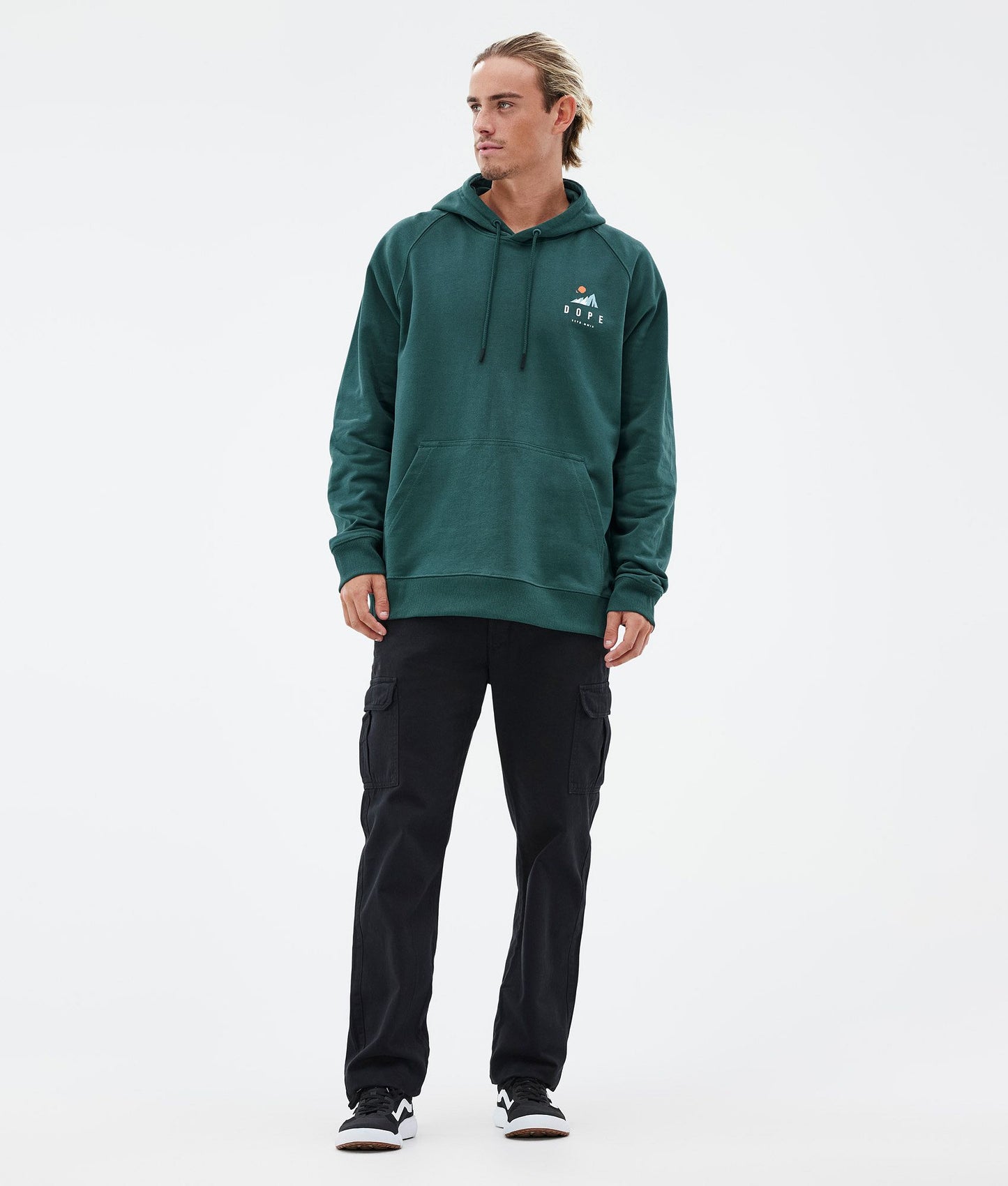 Hoodie Men Ice Bottle Green