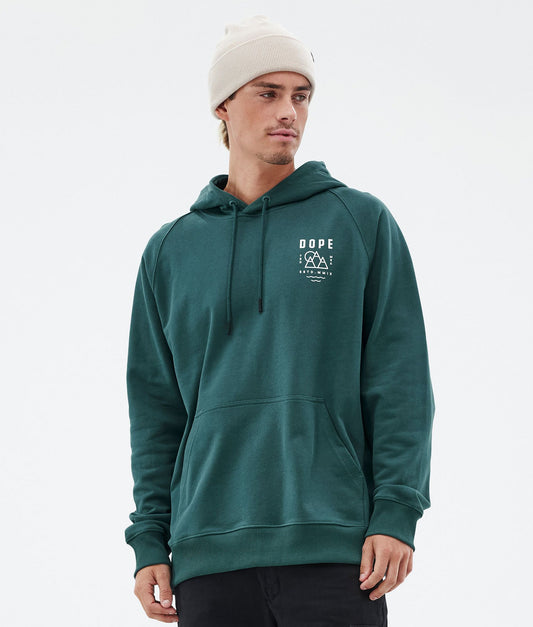Hoodie Men Summit Bottle Green