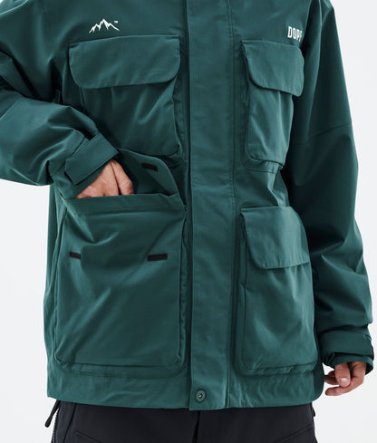 Snowboard Jacket Men Bottle Green