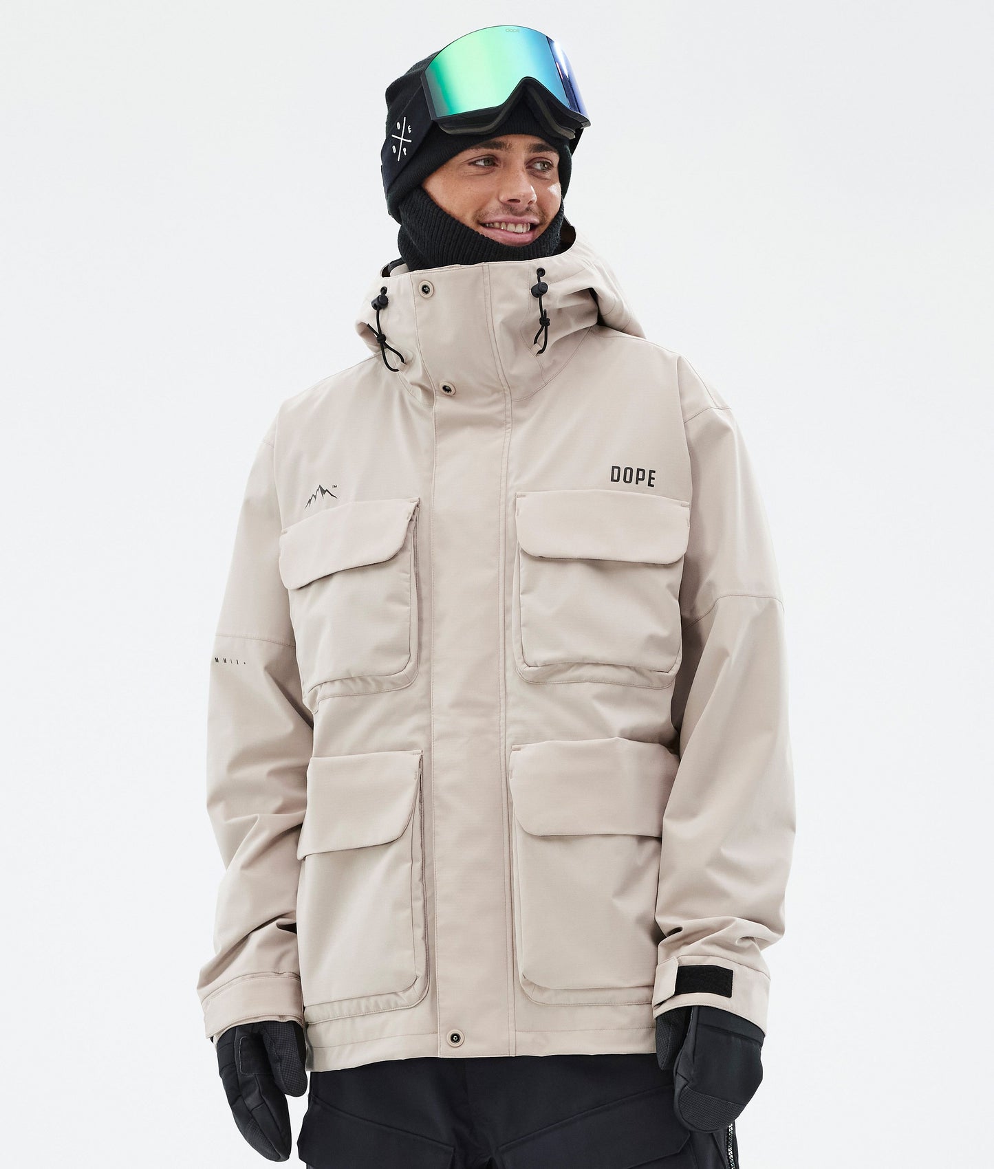 Snowboard Jacket Men Sand