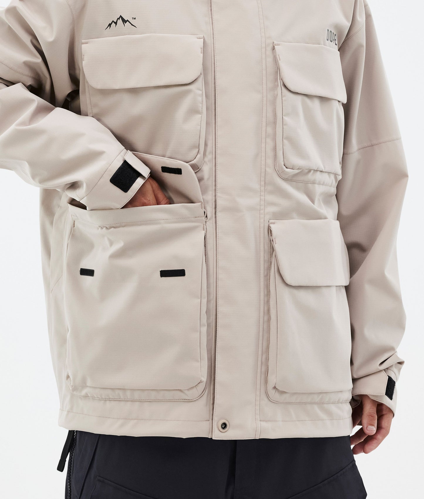 Snowboard Jacket Men Sand