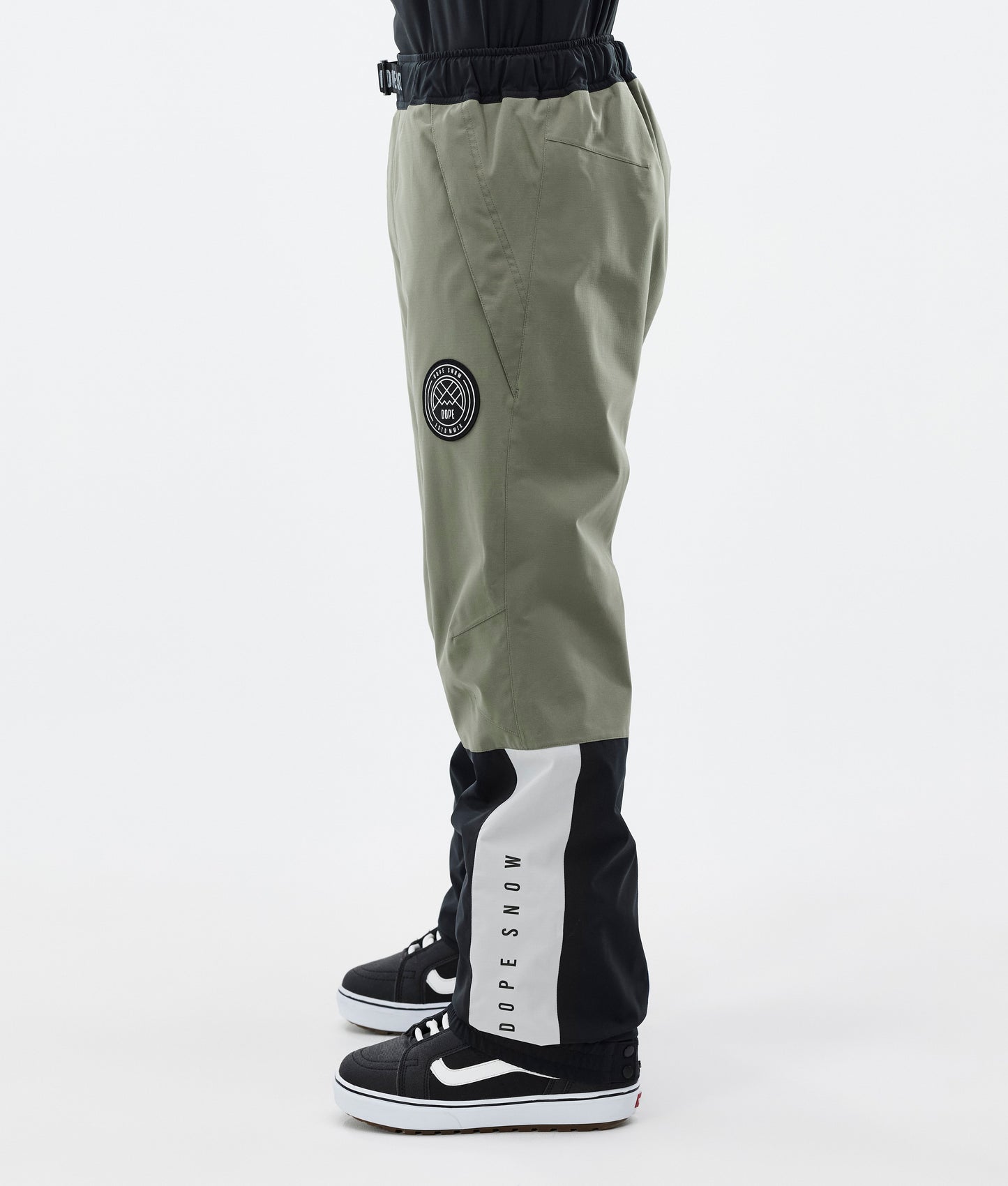 Snowboard Pants Men Greenish/Light Grey/Black/Blue Steel