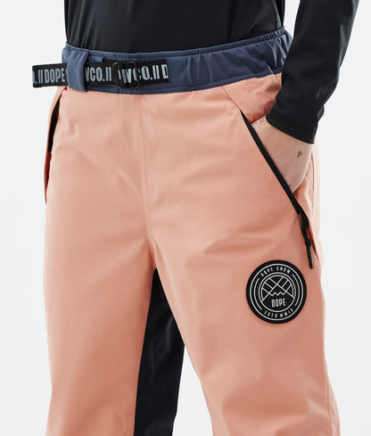 Snowboard Pants Women Faded Peach/Blue Steel/Black/Metal Blue