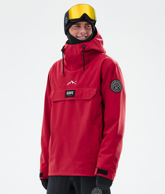 Snowboard Jacket Men Deep Red