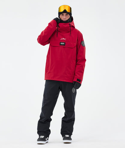 Snowboard Jacket Men Deep Red