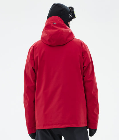 Snowboard Jacket Men Deep Red