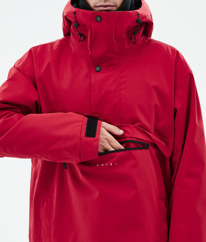 Snowboard Jacket Men Deep Red