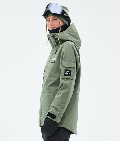 Snowboard Jacket Women Moss Green