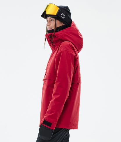 Snowboard Jacket Women Deep Red