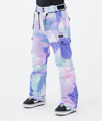 Snowboard Pants Women Spray Green Grape