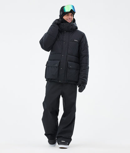 Snowboard Jacket Men Black