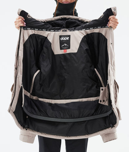 Snowboard Jacket Women Sand