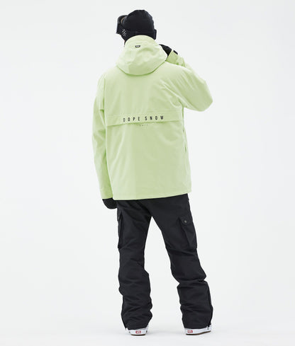 Snowboard Jacket Men Faded Neon