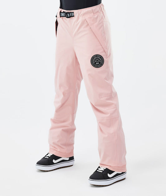 Snowboard Pants Women Soft Pink