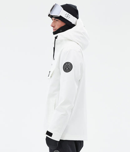 Snowboard Jacket Men Whitish
