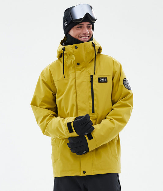 Snowboard Jacket Men Yellow