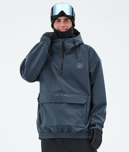 Snowboard Jacket Men Metal Blue