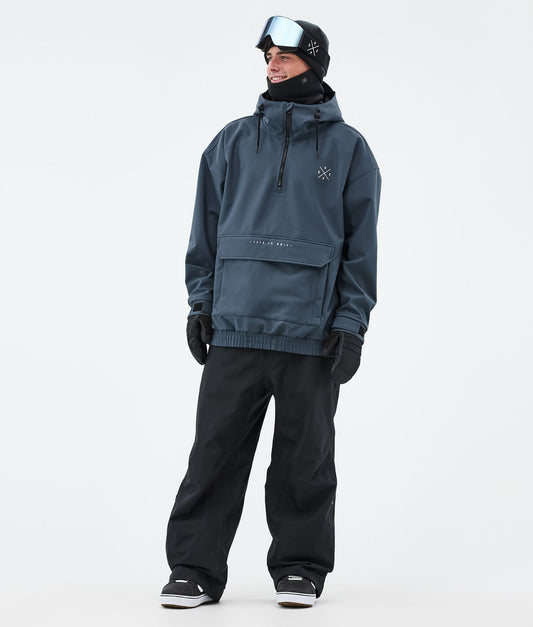 Snowboard Jacket Men Metal Blue