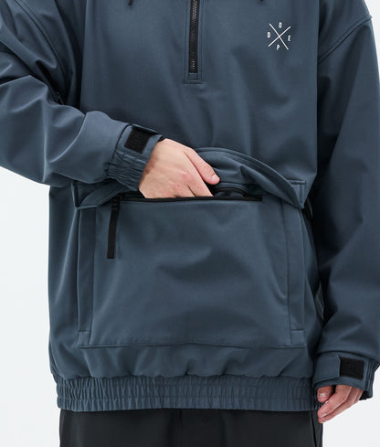 Snowboard Jacket Men Metal Blue