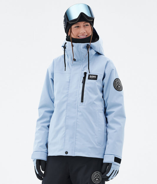 Snowboard Jacket Women Light Blue