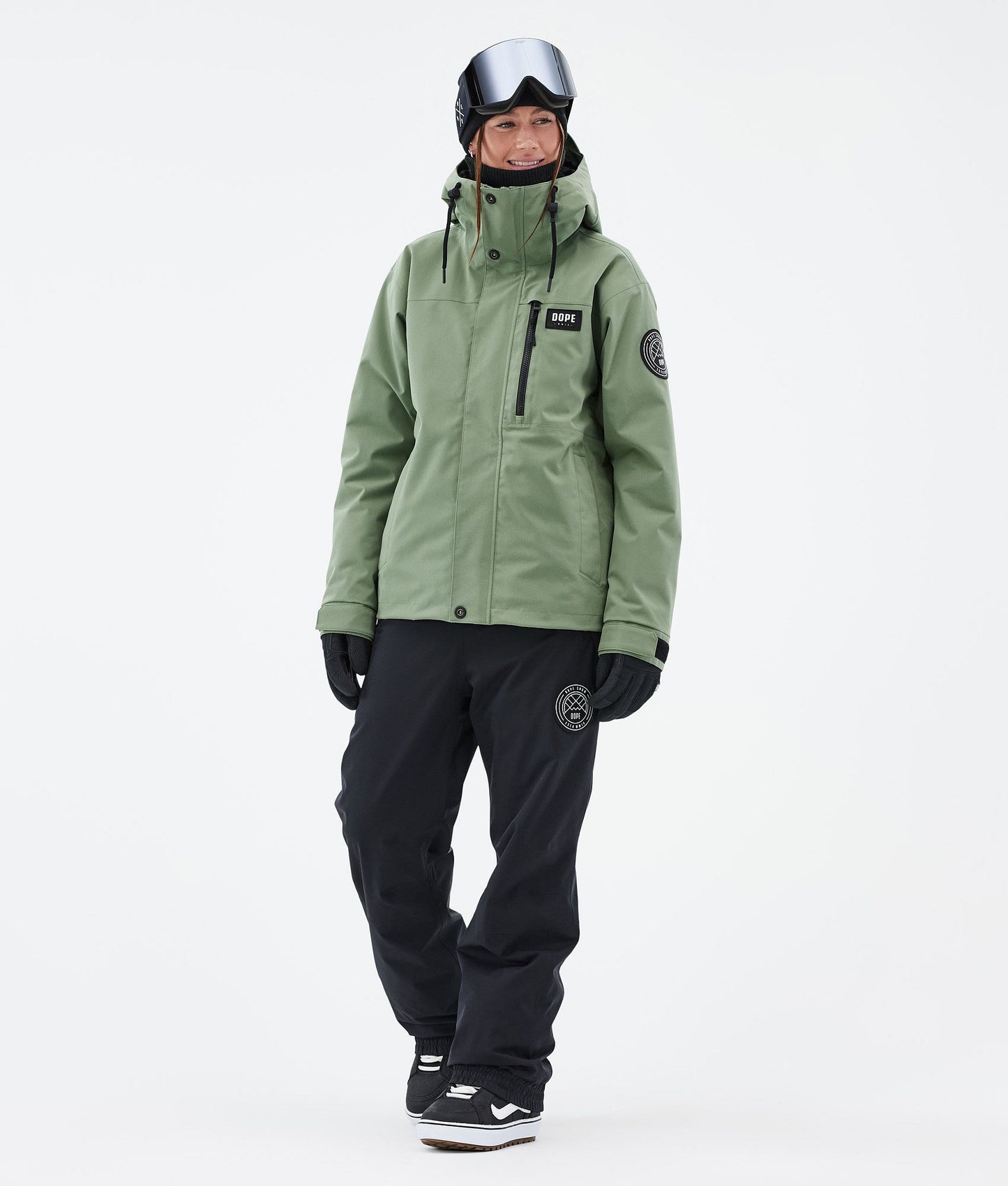 Snowboard Jacket Women Moss Green