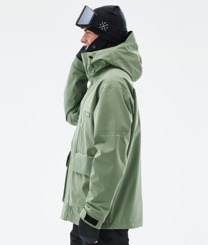 Snowboard Jacket Men Moss Green