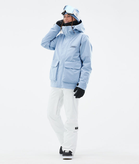 Snowboard Jacket Women Light Blue