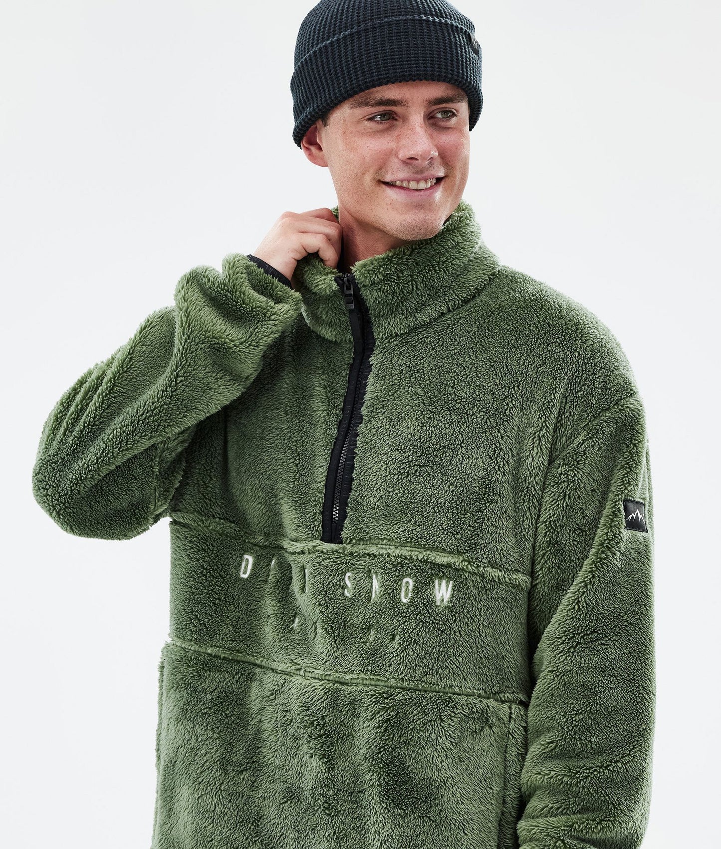 Fleece Sweater Men Moss Green