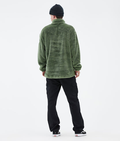 Fleece Sweater Men Moss Green