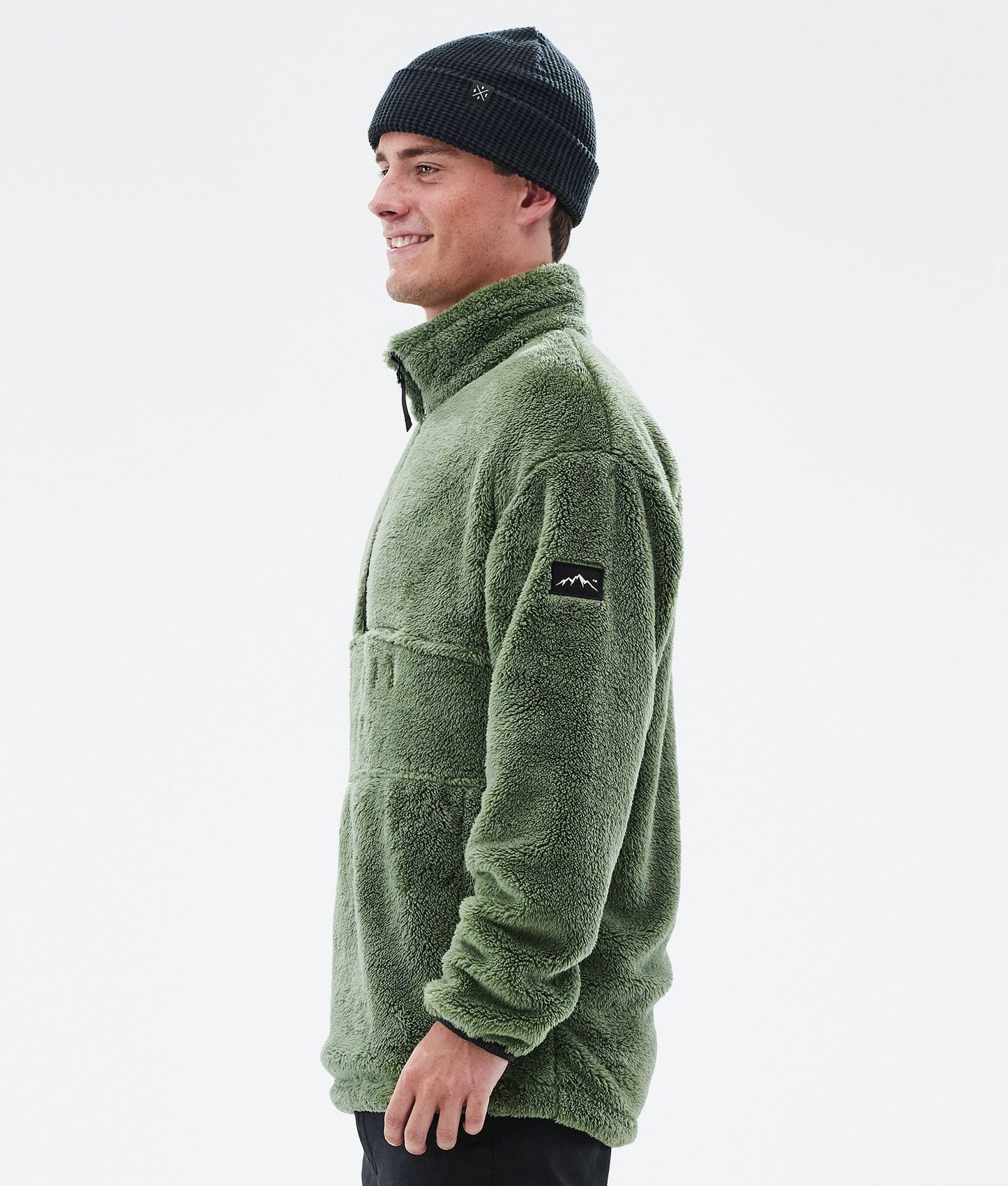 Fleece Sweater Men Moss Green