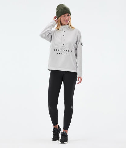 Fleece Sweater Women Light Grey